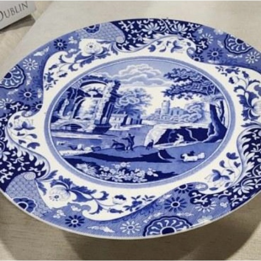 Spode Blue Italian Cake Stand
